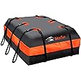 MeeFar Car Roof Bag XBEEK Rooftop top Cargo Carrier Bag 20 Cubic feet Waterproof for All Cars with/Without Rack, Includes Ant