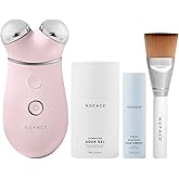 NuFACE TRINITY+ Microcurrent Facial Device Kit - FDA Cleared Face Sculpting & Neck Tightening Device to Contour Cheeks & Brow