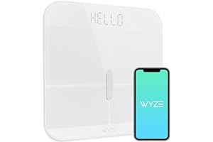 WYZE Smart Scale X for Body Weight, Digital Bathroom Scale for BMI, Body Fat, Water and Muscle, Heart Rate Monitor, Body Comp