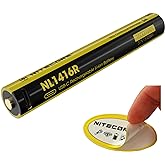 Nitecore NL1416R 1600mAh USB-C Rechargeable Battery for MT2A Pro Flashlight with Sticker