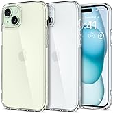 Spigen Ultra Hybrid Designed for iPhone 15 Case (2023), [Anti-Yellowing] [Military-Grade Protection] - Crystal Clear