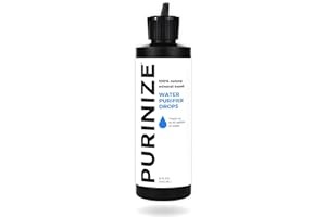 PURINIZE - The Best and Only Patented Natural Water Purifying Solution - Chemical Free Camping and Survival Water Purificatio