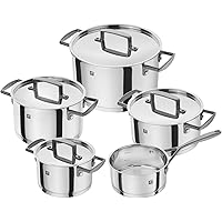 ZWILLING Bellasera Black 9-Piece Premium Stainless Steel Kitchen Cookware Set