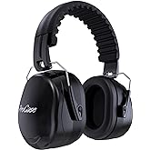 ProCase Noise Reduction Safety Ear Muffs, 32dB Noise Cancelling Hearing Protection Earmuffs Ear Defenders with Adjustable Hea