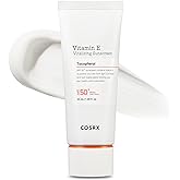 COSRX Daily SPF 50 Vitamin E Vitalizing Sunscreen, UVA/UVB Protection, Lightweight, No White Cast, Semi Matte Finish, Sebum B