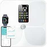 Scales for Body Weight and Fat, Lescale Large Display Weight Scale, High Accurate Body Fat Scale Digital Bluetooth Bathroom S