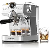 Espresso Machine With Cold Brew, 20 Bar Hot and Cold Espresso Maker with Milk Frother Steam Wand, Easy to Use & Clean, Hot an