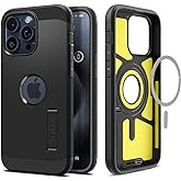 Spigen Magnetic Tough Armor MagFit Designed for iPhone 15 Pro Case, [Military-Grade Protection] [Kickstand] Compatible with M