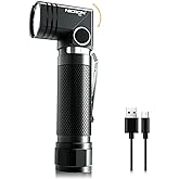 NICRON Flashlights,rechargeable magnetic flashlight Super Bright 1000 lumens 6 modes led flashlight for Camping,Garage work, 