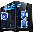 Gabinete Gamer Aquário | Rise Mode | Galaxy Glass M | S/fan