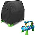 Aacabo Kids Water Table Cover Fit Step2 Rain Showers Splash Pond Water Table,Waterproof Dust Proof Anti-UV Outdoor Toys Cover