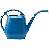 Bloem Aqua Rite Watering Can: 56 Oz - Classic Blue - Large Capacity, Extra Long Spout, Durable Plastic, One Piece Constructio