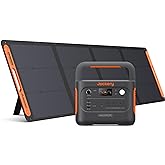 Jackery Solar Generator 1000 v2 with 200W Solar Panel(2024 New),1070Wh Portable Power Station LiFePO4 Battery,1500W AC/100W U