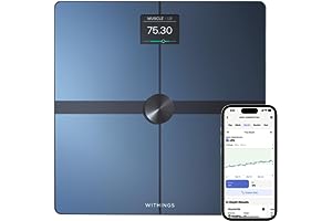 WITHINGS Body Smart - Accurate Scale for Body Weight and Fat Percentage, Body Composition Wi-Fi and Bluetooth, Baby Weight Sm