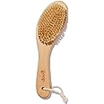 goop Beauty Dry Brush | Exfoliating & Detoxifying for Dry Skin | Wooden Brush with Natural Biodegradable Sisal Fibers | Sweep