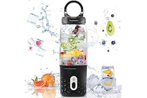 Portable blender, PopBabies Blender for Shakes and Smoothies with 3 USB Rechargeable Batteries, Bullet Proof Coffee Blender, 