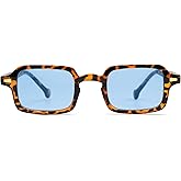 VANLINKER Retro Rectangle Sunglasses for Women Men Trendy Small Square Vintage Shades VL9749