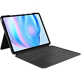 Logitech Combo Touch iPad Air 13-inch (M2)(2024) Keyboard Case - Detachable Backlit Keyboard with Kickstand, Comfortable Typi