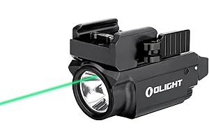 OLIGHT Baldr Mini 600 Lumens Rechargeable Weaponlight with Green Beam and White LED Combo, Magnetic USB Compact Tactical Flas