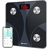 Etekcity Scale for Body Weight and Fat Percentage, Smart Digital LED Bathroom BMI Measurement, Accurate Bluetooth Weighing Ma