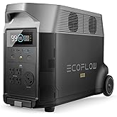 EF ECOFLOW Portable Power Station 3600Wh DELTA Pro, 120V AC Outlets x 5, 3600W, 2.7H Fast Charge, Lifepo4 Power Station, Sola