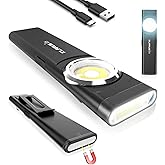 klarus E5 Pocket Flashlight, Rechargeable EDC Flashlight, Super Slim Flat 4.2x1x0.3inch, 470 Lumens, USB-C Port, IPX4, Dual L