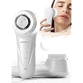 BONNIEFACE Sonic Facial Cleansing Brush for Deep and Through Facial Cleansing, Waterproof Face Scrubber and Ultimate Blackhea