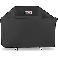 WEBER Grill Cover, Genesis 300 Series, Black (7757)