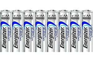 Energizer Ultimate Lithium AA Batteries (8-Pack) in Economical Bulk Packaging