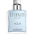 Calvin Klein Eternity Aqua Eau De Toilette – Woody Men's Cologne – With Notes of Cucumber, Sage, & Sandalwood – Luxury Perfum