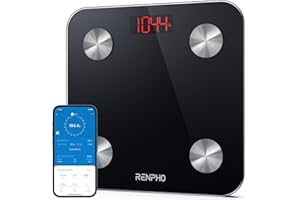 RENPHO Scale for Body Weight, Digital Weighing Elis Scales with Body Fat, FSA/HSA eligible Smart Bluetooth Body Fat Measureme