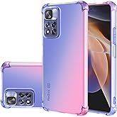 Gufuwo Case for Redmi Note 11 Pro/Note 11 Pro 5G/Redmi Note 11E Pro Cute Case, Gradient Slim Anti Scratch Soft TPU Phone Cove