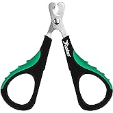 Candure Cat Nail Clippers for Indoor Cats, Rabbits, Hamsters, Birds with Precise Angled Edges to Ensure Easy & Safe Trimming 
