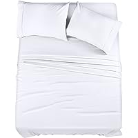 Utopia Bedding Bed Sheet Set - 4 Piece Queen Bedding - Soft Brushed Microfiber Fabric - Shrinkage & Fade Resistant - Easy Car