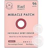 Rael Pimple Patches, Miracle Invisible Spot Cover - Hydrocolloid Acne Patch for Face, Blemishes, Zits Absorbing Patch, Breako