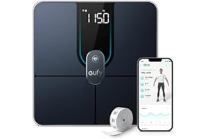 eufy Smart Digital Bathroom Scale P2 Pro with Wi-Fi Bluetooth, 16 Measurements Including Weight, Heart Rate, Body Fat, BMI, M