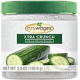 Mrs. Wages Pickle Mix, Xtra Crunch, Easy-To-Use, Fast Results, Great Taste & Crispness, Ensures Crunchiness, 5.5 oz Jar (Pack