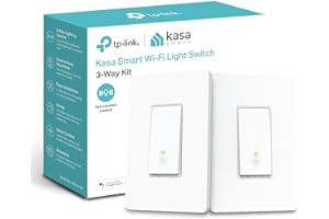 Kasa Smart 3 Way Switch HS210 KIT, Needs Neutral Wire, 2.4GHz Wi-Fi Light Switch works with Alexa and Google Home, UL Certifi