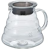 Hario V60 "Clear" Glass Range Server, 600ml