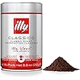 illy Ground Coffee Moka - 100% Arabica Flavored Coffee Ground - Rich Aromatic Coffee Grounds Profile – Classico Medium Roast 