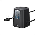 Anker Charging Station (100W), 9-in-1 USB C Power Strip with 300J Surge Protection, for iPhone 15 and MacBook, 5 ft Flat Cabl