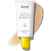 Supergoop! Mineral Mattescreen (SPF 40) - 45 mL - 100% Mineral, Oil-Free Broad Spectrum Sunscreen - Smooths Skin’s Appearance