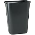 Rubbermaid Commercial Wastebasket Trash Container, 41QT/10.25 GAL, Ideal for Home/Office/Under Desk, Durable, Stackable, Blac