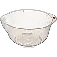 Japanese Rice Washing Bowl with Side and Bottom Drainers, Made in Japan