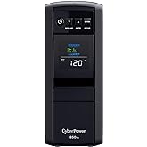 CyberPower CP850PFCLCD PFC Sinewave UPS System, 850VA/510W, 10 Outlets, AVR, Mini-Tower