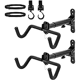 Auwey 2PACK Bike Rack Garage Bike Wall Mount Bike Wall Hanger Bike Wall Hook Bike Storage Rack for Indoor Storage Bike Horizo