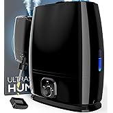 Everlasting Comfort Cool Mist Humidifiers for Bedroom (6L) - Humidifier Large Room No-Filter, Quiet Air Humidifier for Plants