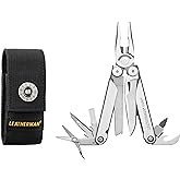 LEATHERMAN, Curl Multitool, Stainless Steel Everyday Tool, with Nylon Sheath