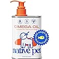 Native Pet Omega 3 Fish Oil for Dogs - Made with Wild Alaskan Salmon Oil with Omega 3 EPA DHA - Supports Itchy Skin + Mobilit