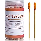 Lead Test Kit with 60 Pcs Lead Testing Swabs - Suitable for All Painted Surfaces, Dishes Toy Jewelry Metal Ceramics Wood - Ra